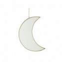 MIROIR LUNE METAL OR