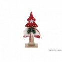 SAPIN EN BOIS DECORE FOURRURE