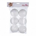 LOT DE 6 BOULES DE NOEL EN