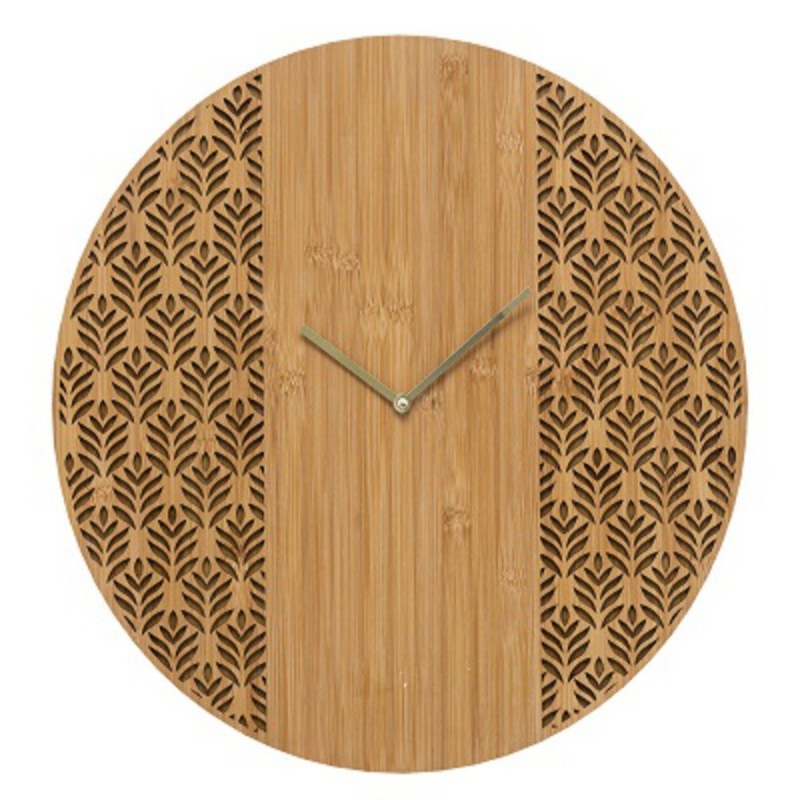 HORLOGE EN BAMBOU AJOURE