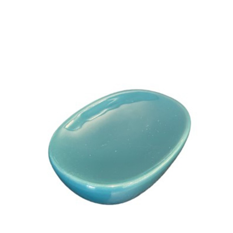 PORTE SAVON OVALE BLEU TAHITI