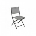 CHAISE PLIANTE GALET GRAPHITE