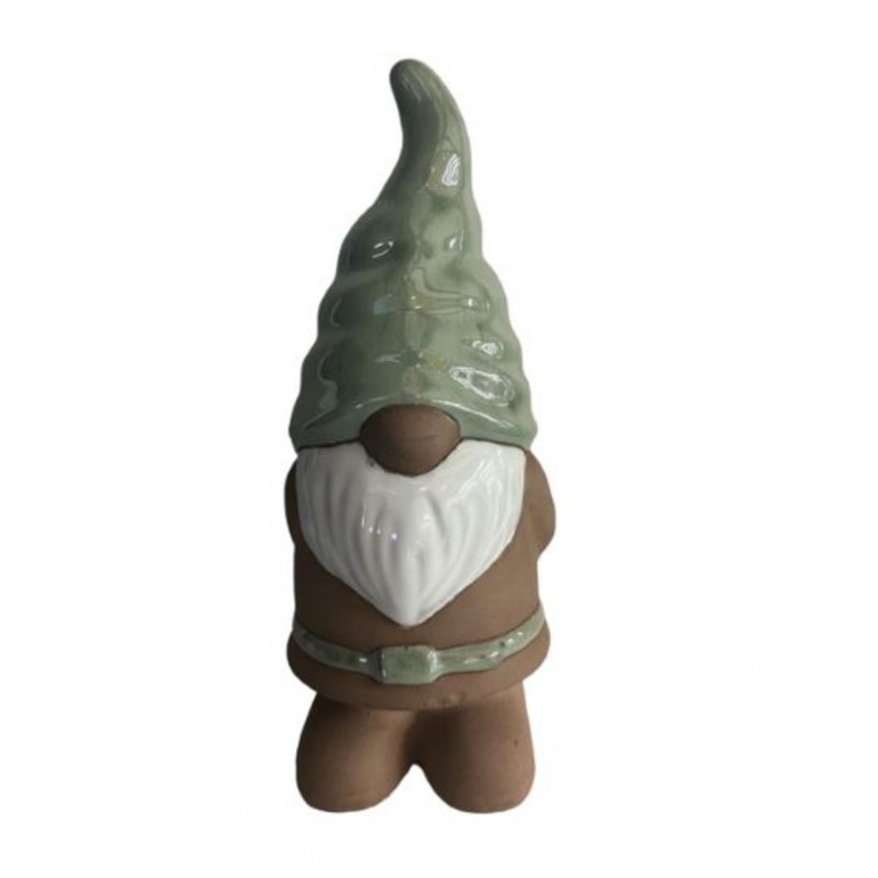 GNOME EN CERAMIQUE EMAILLE