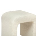 POUF EN BOUCLETTE BLANC