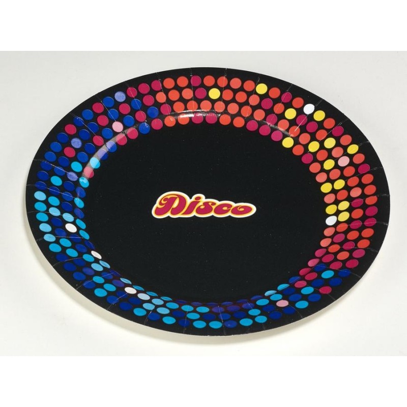 ASSIETTE EN CARTON DISCO