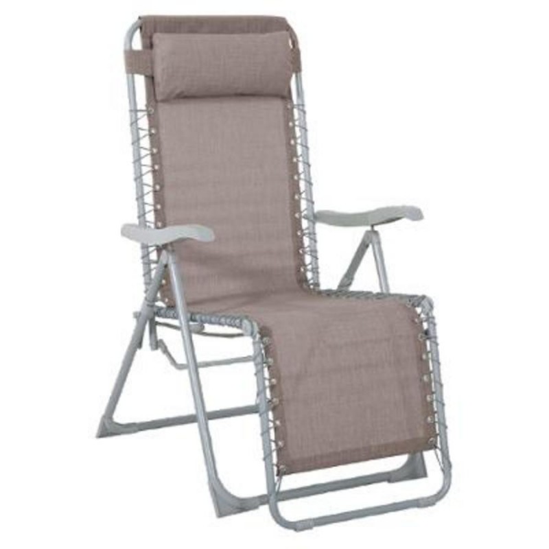 FAUTEUIL RELAX PLIANT TAUPE