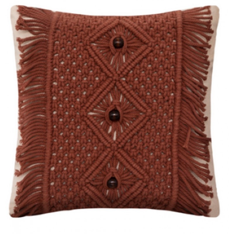 COUSSIN ALI MOTIFS MACRAME