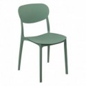 CHAISE VERTE EMPILABLE EN