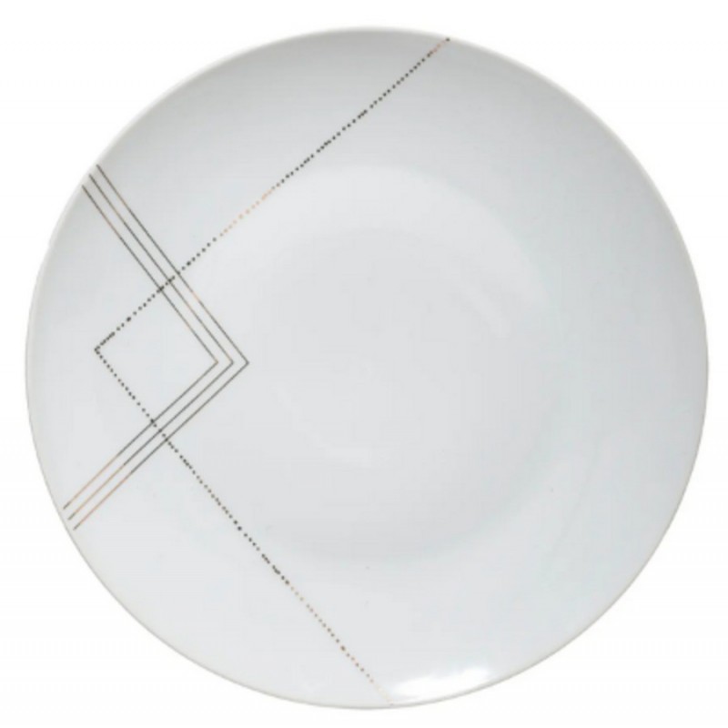 ASSIETTE PLATE EN PORCELAINE