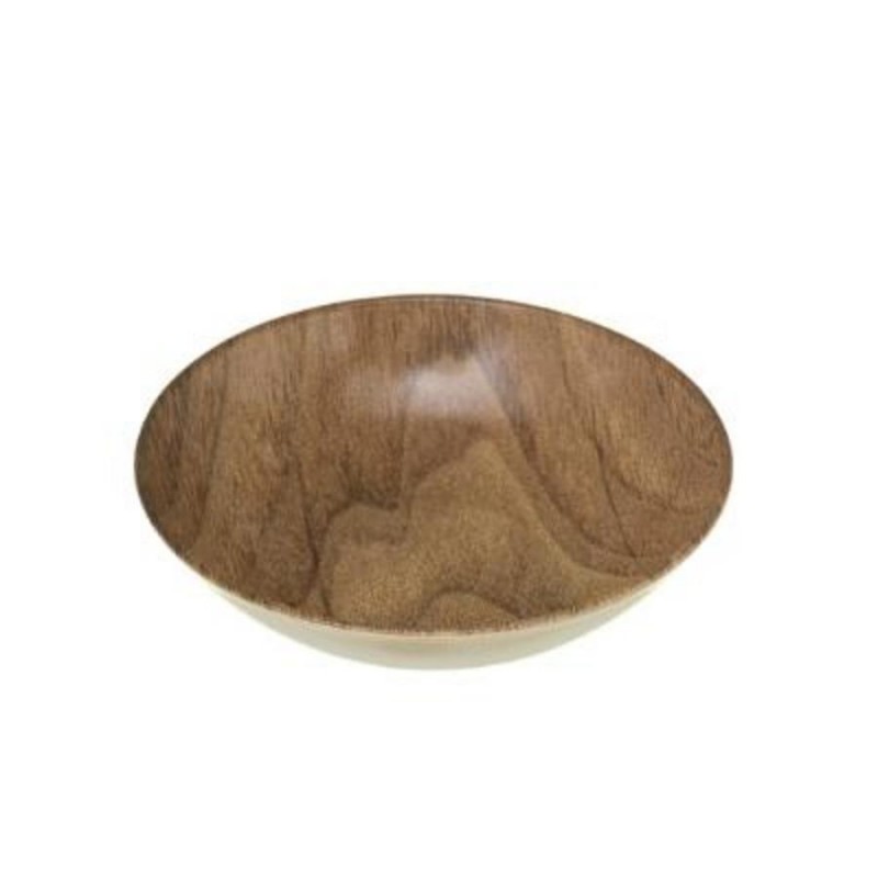 ASSIETTE CREUSE MOTIF BOIS