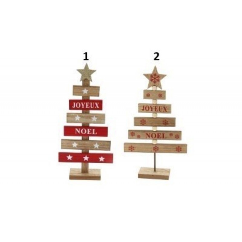 SAPIN EN BOIS 5 PANCARTES