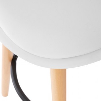 TABOURET BAR BLANC MAXON