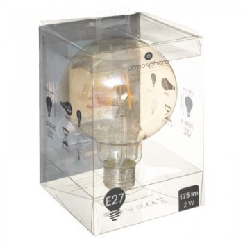 AMPOULE LED GLOBE AMBRE DROIT