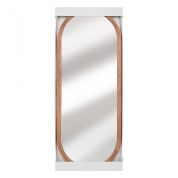 MIROIR OVALE GIANNI EN BOIS