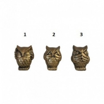 HIBOU DECORATIF EN RESINE