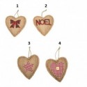 COEUR DE NOEL JUTE AVEC