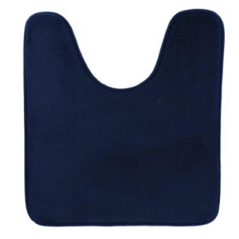 TAPIS CONTOUR WC BLEU MARINE