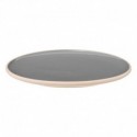 ASSIETTE PLATE ASMA GRIS