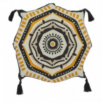 COUSSIN MOTIFS TRIBAL EN COTON