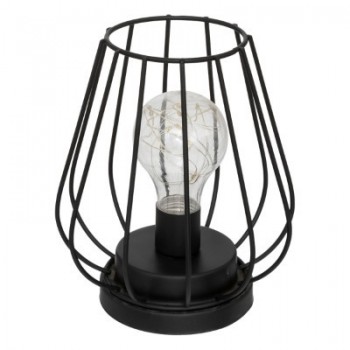 LAMPE EN METAL NOIRE MADI