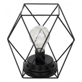 LAMPE EN METAL NOIRE MADI