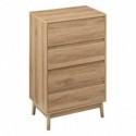 COMMODE EN BOIS 4 TIROIRS