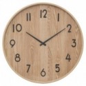 HORLOGE EN BOIS CLAIR IVANA