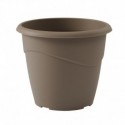 CACHE POT MARINA TAUPE 18CM