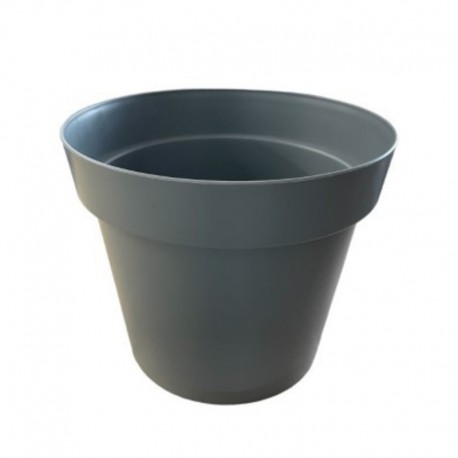 POT A FLEURS GRIS D.24CM 6,4L