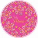 ASSIETTE CARTON - GIRLY FLOWER