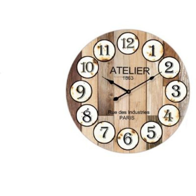 HORLOGE MDF DECOR ATELIER