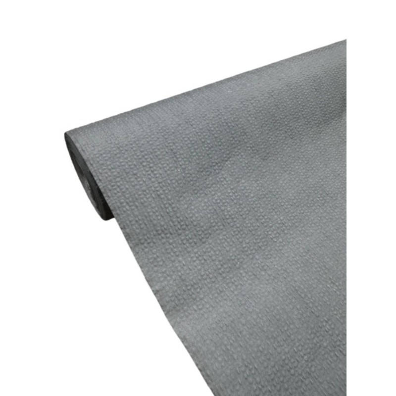 NAPPE EN PAPIER GAUFREE GRIS