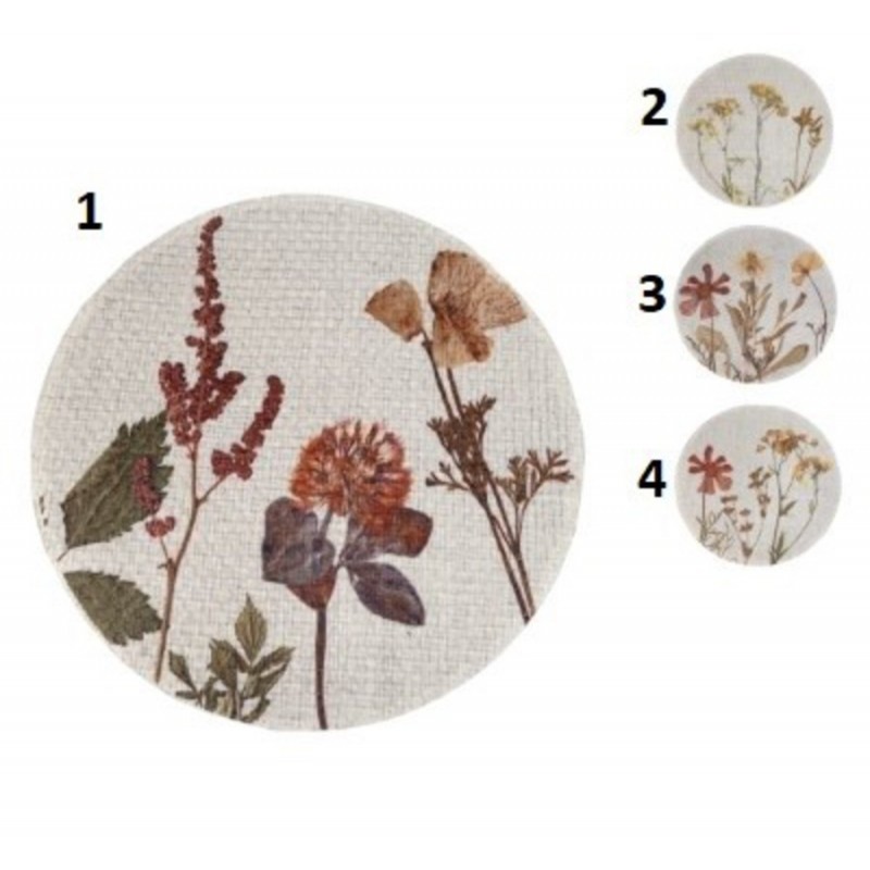 SET DE TABLE FLEUR ROND