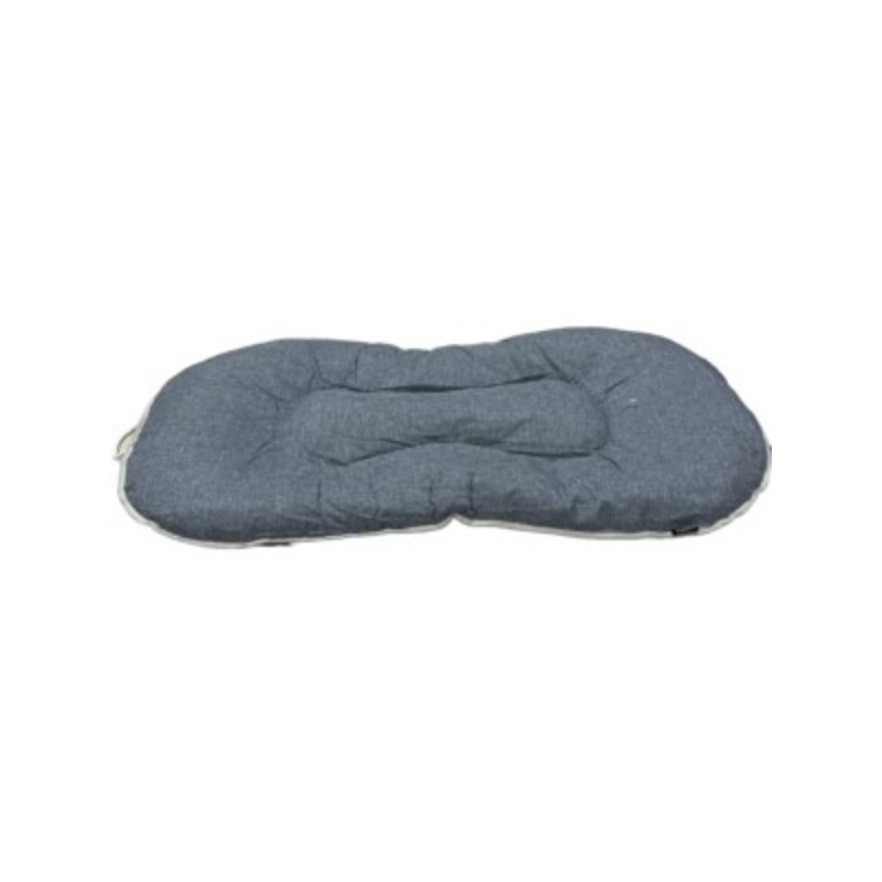 COUSSIN FLOCON COULEUR GRIS