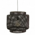 SUSPENSION BAMBOU NOIR