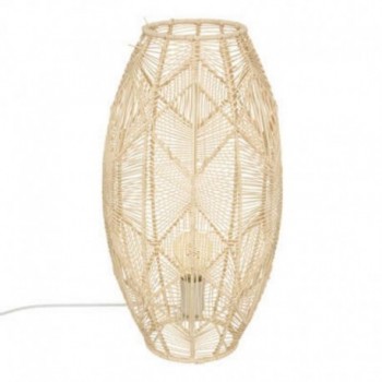 LAMPE A POSER EN ROTIN NATUREL