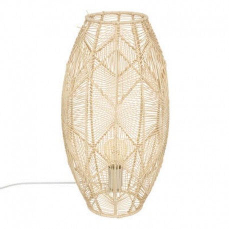 LAMPE A POSER EN ROTIN NATUREL