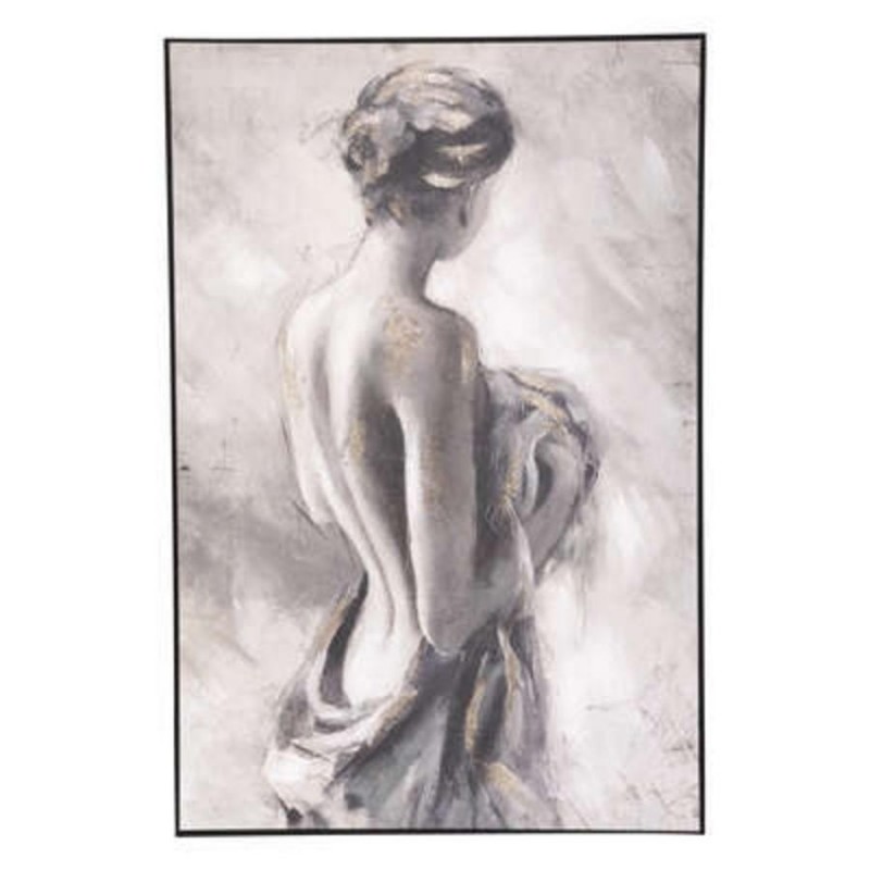 TOILE FEMME DENUDE GRIS 60X90