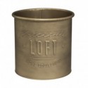 POT EN METAL LOFT COLORIS OR