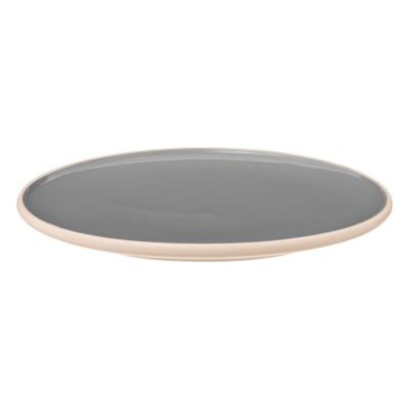 ASSIETTE PLATE ASMA GRIS