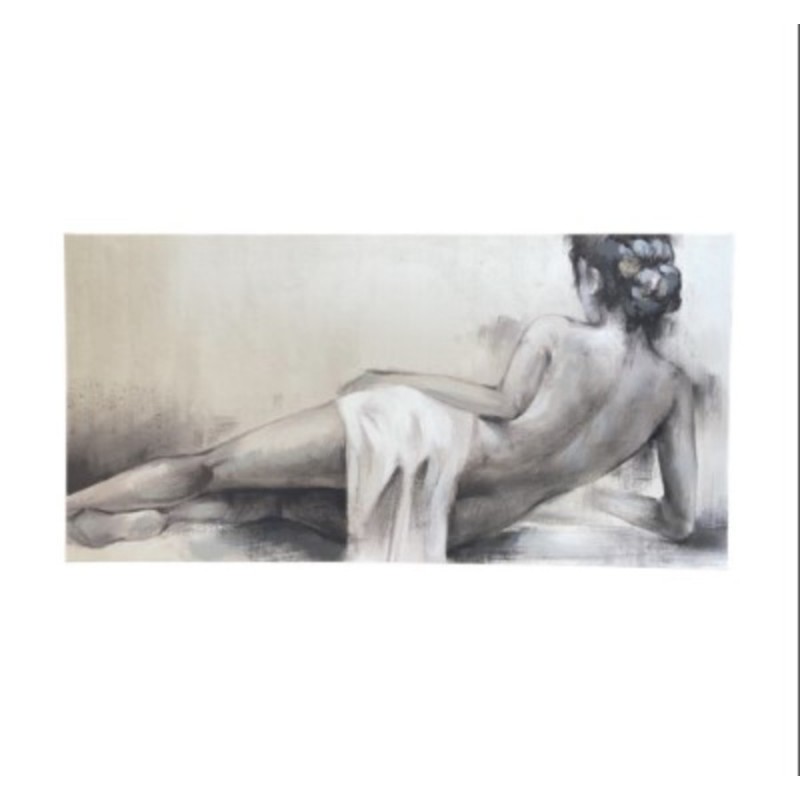 TOILE PEINTE FEMME NUE