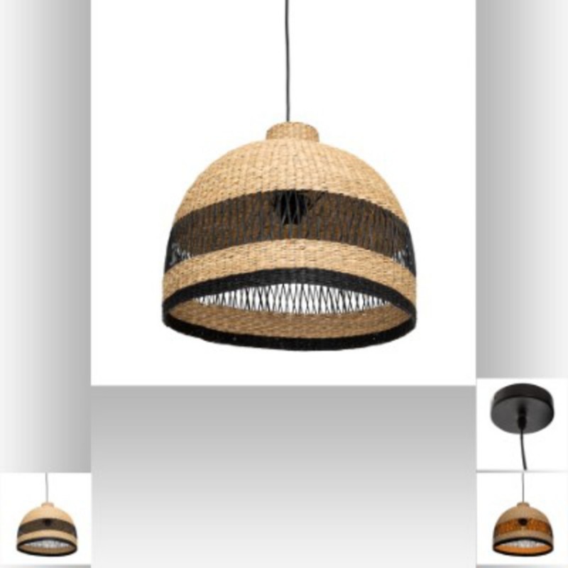 SUSPENSION LUMINAIRE EN OSIER