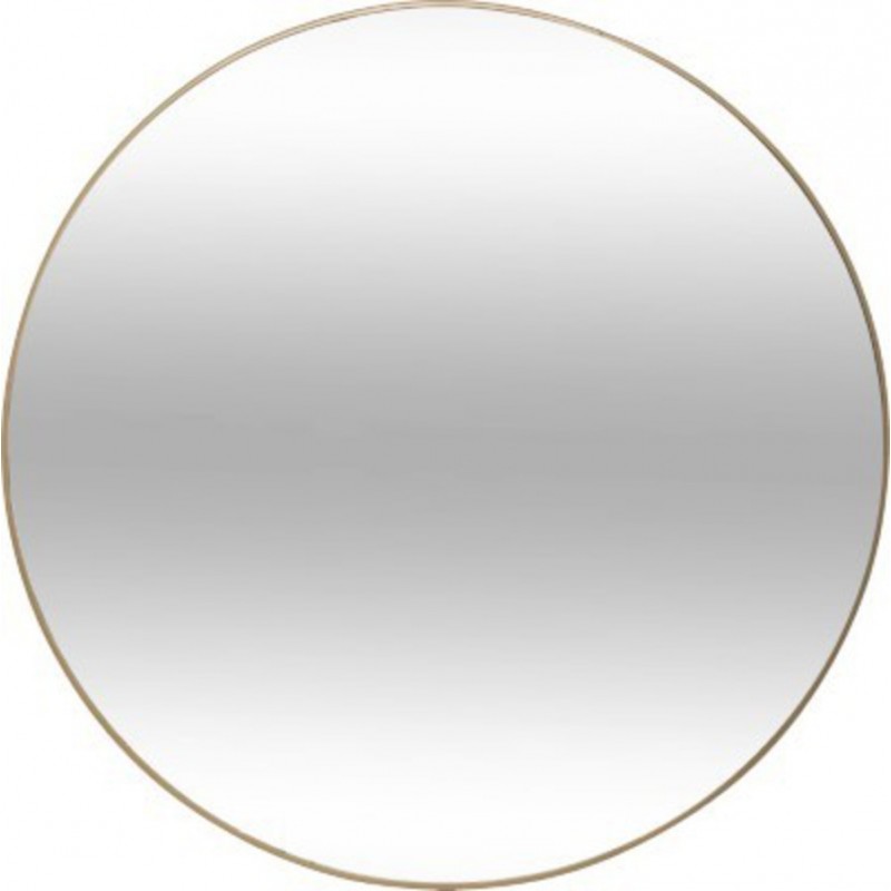 MIROIR CONTOUR EN METAL OR