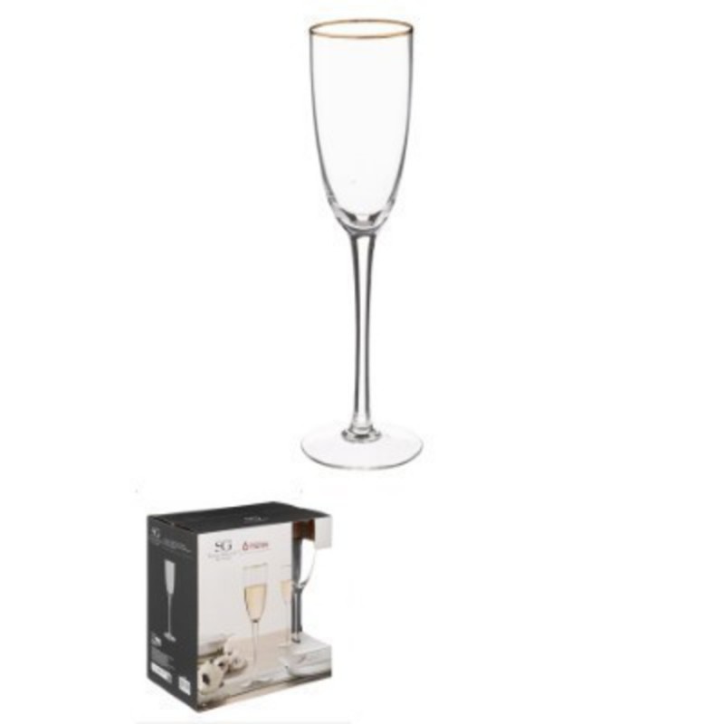 COFFRET DE 6 FLUTES AVA 25CL