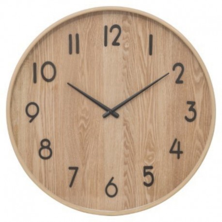 HORLOGE EN BOIS CLAIR IVANA