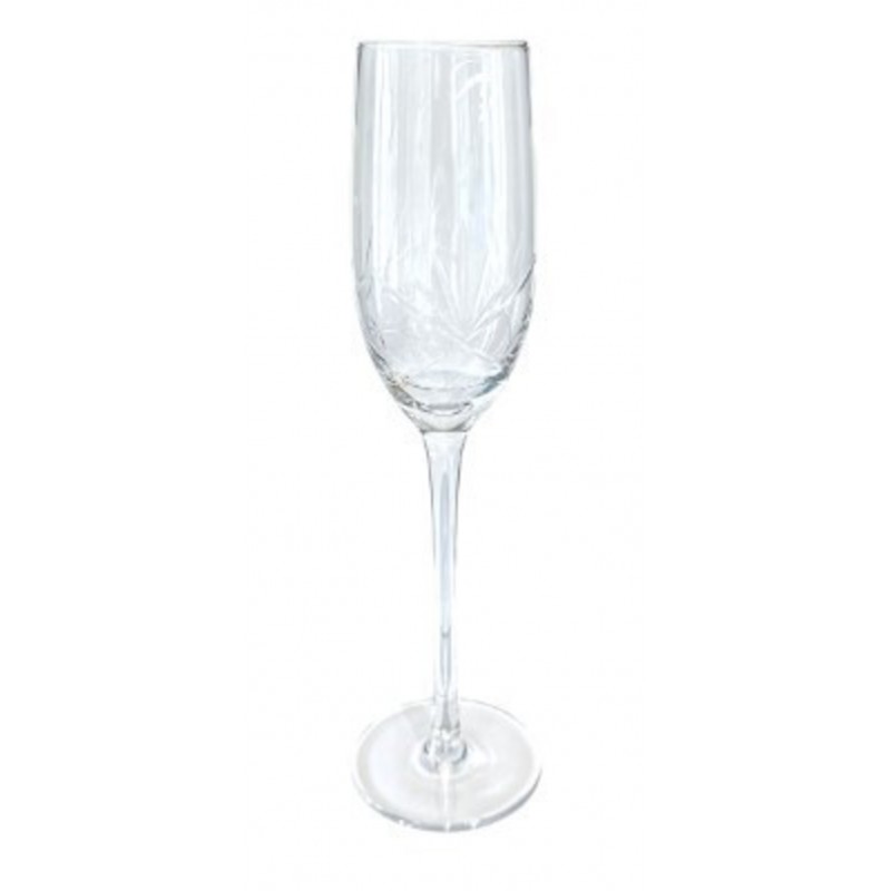 SET DE 6 FLUTES A CHAMPAGNE