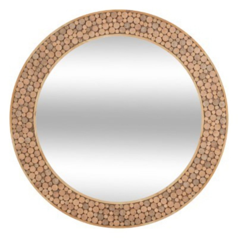 MIROIR ROND EN BOIS ANOKI