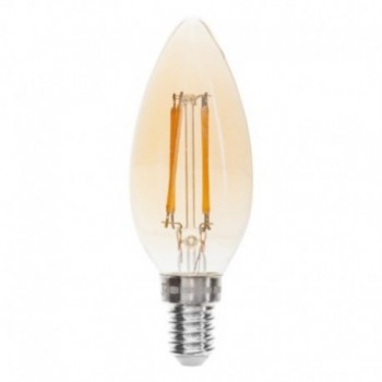 AMPOULE LED FLAMME AMBRE