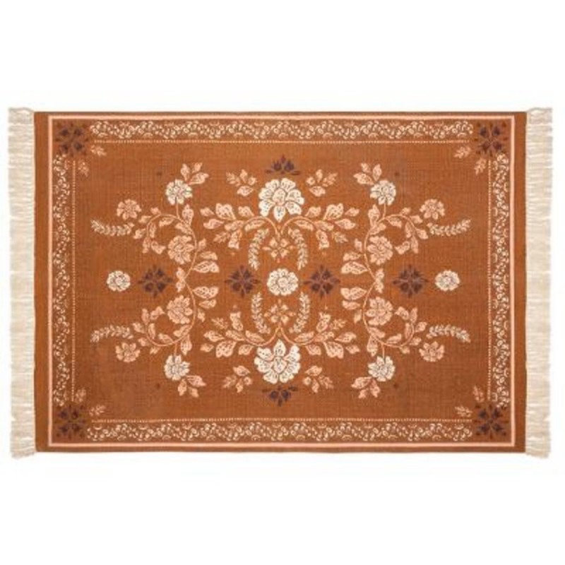 TAPIS MARRON IMPIME GYPSY