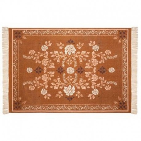 TAPIS MARRON IMPIME GYPSY